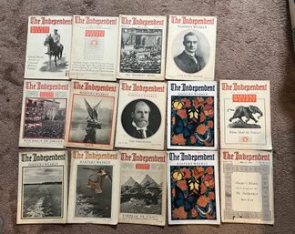 The Independent Harpers Weekly Magazine Lot (qty 14)