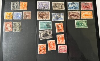 STAMPS: Selection Of Early United States Stamps Canceled (Qty 23)