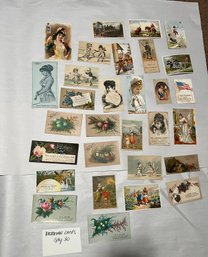 Victorian Card Lot (qty 30)