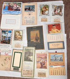 Antique / Vintage Calendar Lot 1911-1968 (qty 13)