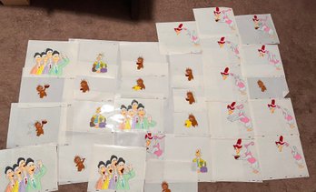 Animation Cels For Vintage Cereal Commercial Kelloggs POPS (Qty 25)