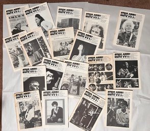 Sing Out Folk Song Magazines 1972-1976 (qty 18)