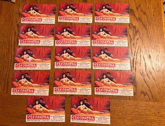 Cleopatra Advertising Postcards Boston Music Hall (qty 14)