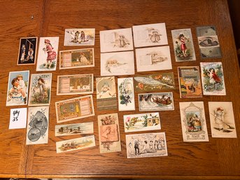 Victorian  Trade Cards (qty 28)