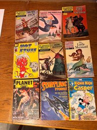 Pulp Magazines & Comic Books (qty 9)