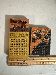 Punch Board Halloween Baseball