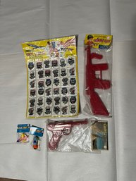 NOS Vintage Stickers & Toys (Qty 5)