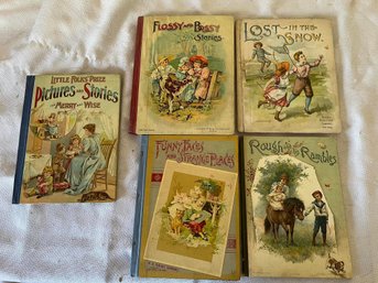 Childrens Books Hardcover Antique (QTY 5)