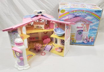 1985 Hasbro My Little Pony Lullaby Nursey Playset With Original Box