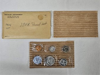 1956 United States Silver Proof Set With Envelope