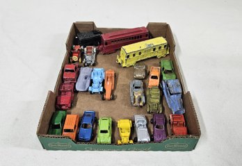 Assorted Die-Cast Tootsie Toy & Other Toy Cars & Vehicles Group- ~24 Pieces