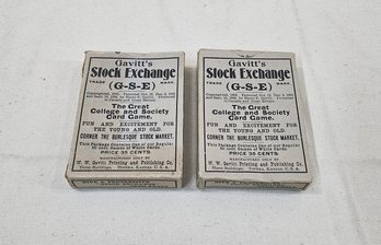 Complete Boxed Gavitt's Stock Exchange Card Games Group- ~2 Pieces