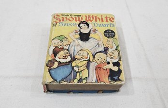 1938 Whitman Walt Disney's Snow White & The Seven Dwarves Big Little Book