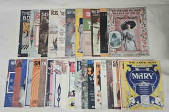 Assorted Sheet Music Group- ~30 Pieces