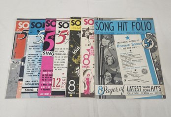 Song Hit Folio Sheet Music Group- ~7 Pieces