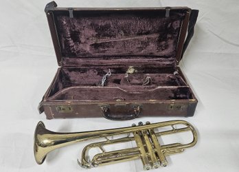 Pan-American Trumpet With Case (Parts Or Repair)