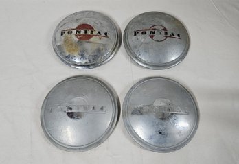 1930/40's Pontiac Hubcap Set- ~4 Pieces