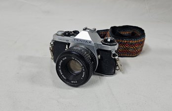 Pentax ME Super SLR Camera & Ricoh XR Rikenon 50mm Lens