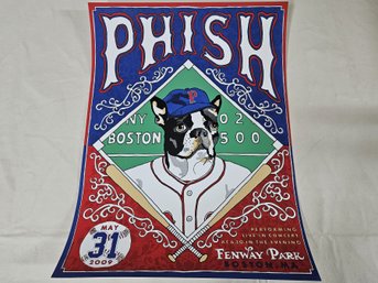 2009 Official Limited Edition Phish Fenway Park 05/31/09 Boston, MA Concert Poster Print Nate Duval