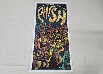 2012 Official Limited Edition Phish New Year's Eve Run N1 12/28/12 NYC, NY Concert Poster Print James Flames