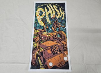 2012 Official Limited Edition Phish New Year's Eve Run N4 12/31/12 NYC, NY Concert Poster Print James Flames
