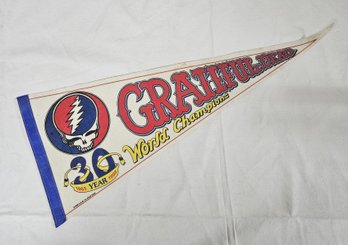 1996 Official Grateful Dead World Champions 1965-1995 30 Years Felt Pennant