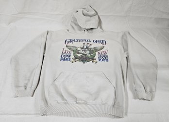 2006 Official Liquid Blue Grateful Dead Live At The Cow Palace NYE 1976 Hoodie Men's Medium