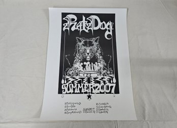 2007 Fan Art Ratdog Summer Tour 2007 Concert Poster Print B. Zaney