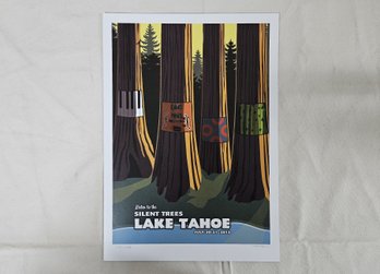 2013 Phish Fan Art Listen To The Silent Trees 07/30-31/13 Lake Tahoe, NV Concert Poster Print Monk