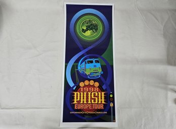 2008 Official Limited Edition Phish 1998 Europe Tour Concert Poster Print Reprint Edition Scott Campbell