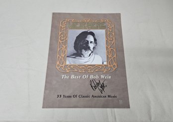 2003 Official Autographed Bob Weir Weir Here The Best Of Bob Weir Album Advertising Poster Print Alton Kelley