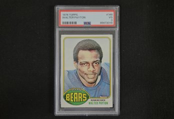 1976 Topps #148 Walter Payton RC Football Sports Card Graded PSA 3 VG