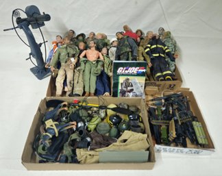 1990/2000's Hasbro 12' GI Joe Action Figures & Accessories Group