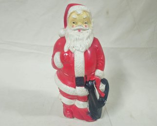 1968 Empire Plastics Blow Mold Tabletop Santa