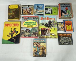 Assorted Vintage Hard & Softcover Children's Books Group