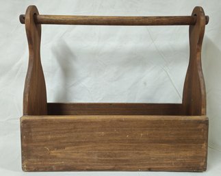 Wood Carpenter's Toolbox/Caddy Tote