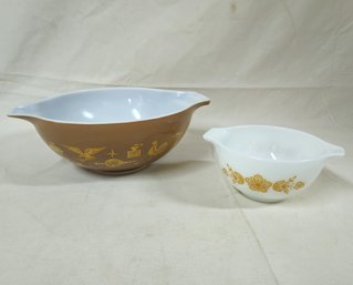 Assorted Pyrex Cinderella Mixing Bowls Group