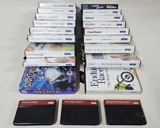 Assorted Sega Master System Video Games Group