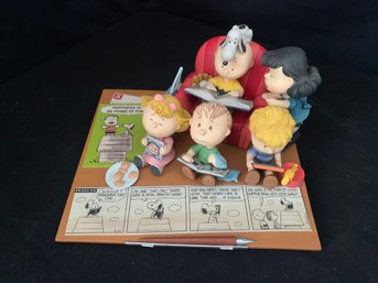 Collectible NIOB 2015 Hallmark Limited Edition Peanuts Gallery Happiness Is 65 Years Of Fun Figurine