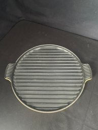 Le Creuset Yellow Enameled Cast Iron Grill Pan 32