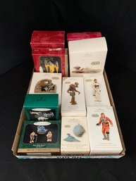 Assorted Collectible Boxed Hallmark Keepsake Star Wars Ornaments Group- ~11 Pieces