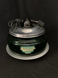 Vintage NIOB Prak T Kal Model No. 800 Electric Vaporizer/humidifier With Forest Green Bowl