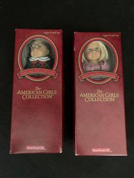 American Girls Collection 1995 Mini Dolls Molly & Kit In Meet Outfits