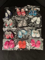 American Girl 18' Doll Shoes Group Of- ~12 Pairs