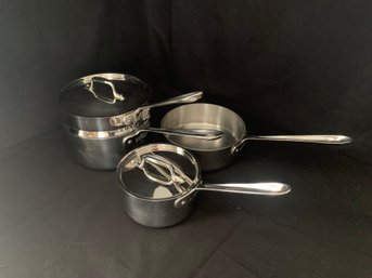 All-clad Stainless Steel Cookware ~ 6 Pieces