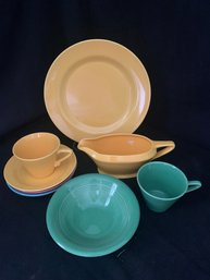 Homer Laughlin Harlequin Dinner Ware Group Of ~ 8 Pieces