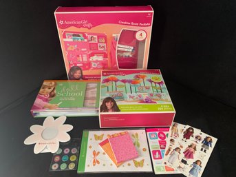 American Girl Crafts W/ Stickers, Picture Frame & Note Paper ~ 11 Items