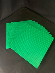 Collectible Lego 32x32 Green Baseplates Group- ~10 Pieces