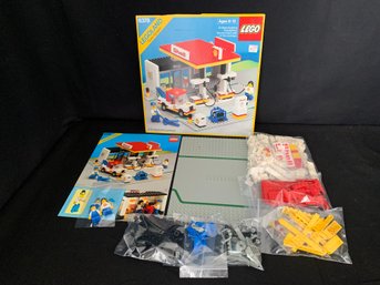 Complete 1986 Lego Legoland Town System Shell Service Station Set 6378