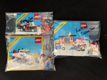 Complete 1986-1987 Lego Legoland Classic Town Sets 1572, 1496, & 1497 Group- ~3 Sets